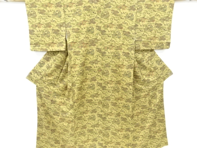 JAPANESE KIMONO / VINTAGE KOMON KIMONO / PEOPLE IN THE PAST